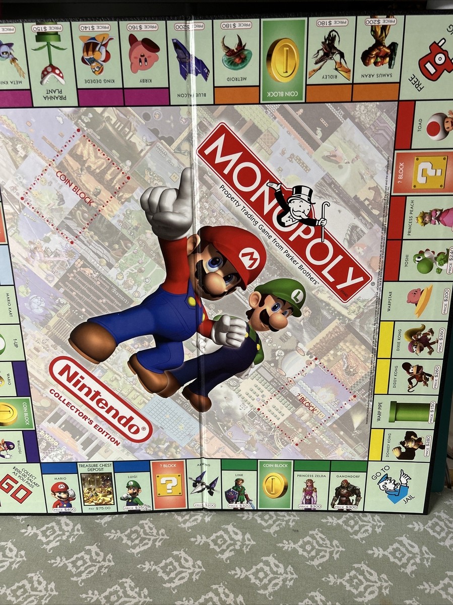 2006 Monopoly Nintendo Collectors Edition Game Board Only - Great