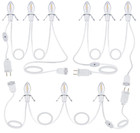 Accessory Cord with 3 LED Light Bulbs, 8.2 Ft Indoor Blow Mold Light Cord