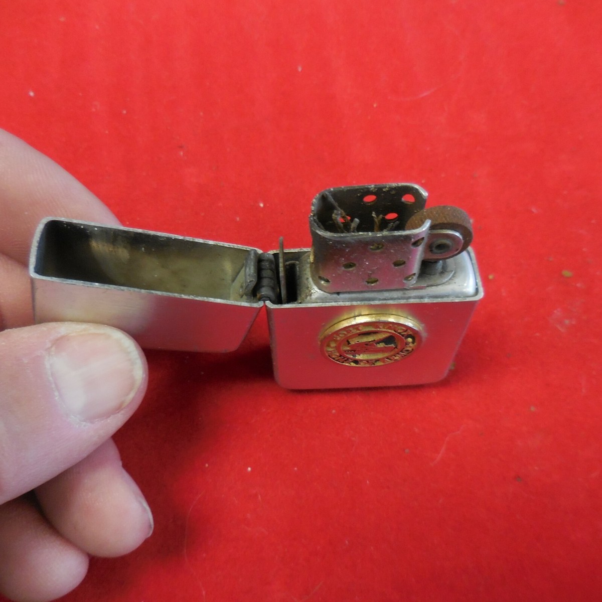 Vintage! Fort Knox, Kentucky Crest -Craft Cigarette Lighter, Japan