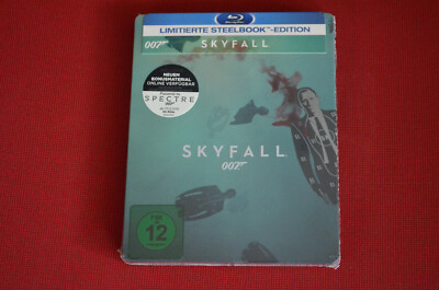 James Bond Skyfall - Steelbook - Blu-Ray  - Limited Artwork - NEU & OVP !!