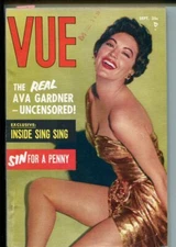 MAG: Vue 1/1956-Actual Pubs-Ava Gardner-Lili St Cyr-Maria Stringer-cheesecake-FN