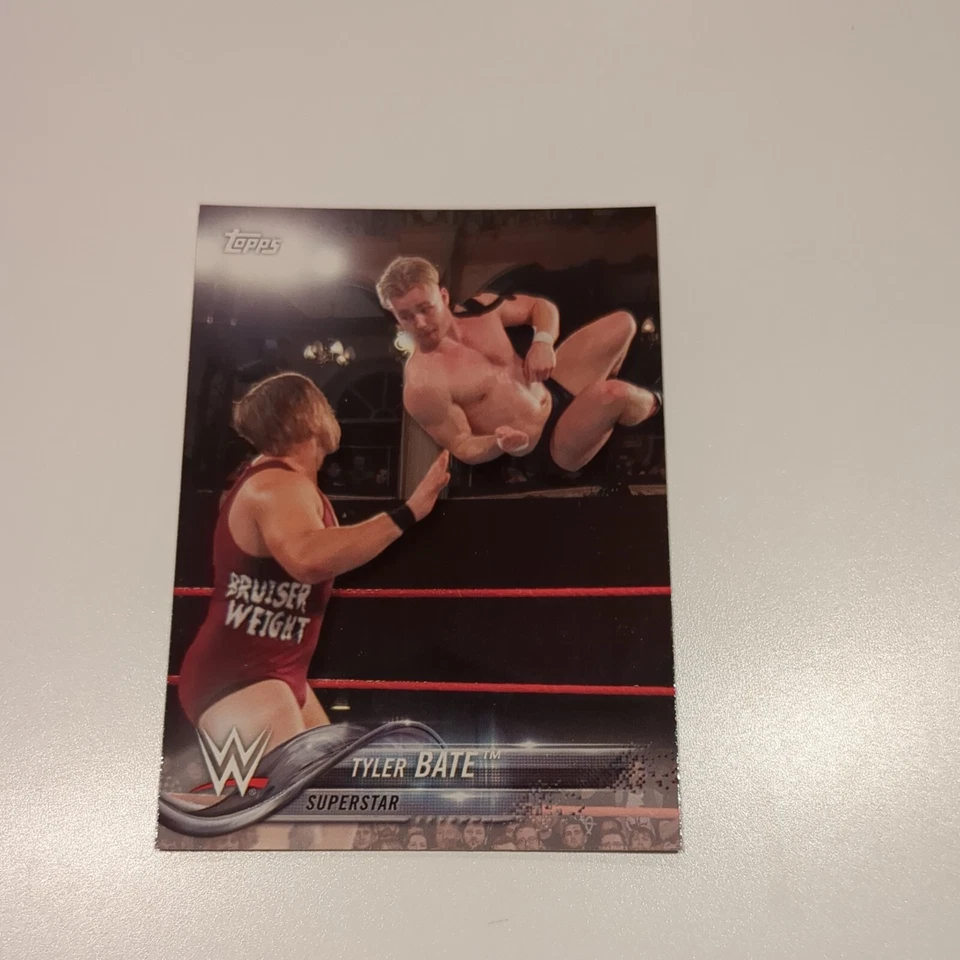 2018 Topps WWE - Bronze #95 Tyler Bate and #95 Tyler Bate - Image 3 of 4