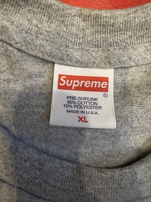 Brand New Supreme Bandana Box Logo Tee Grey Size XL FW19 | eBay