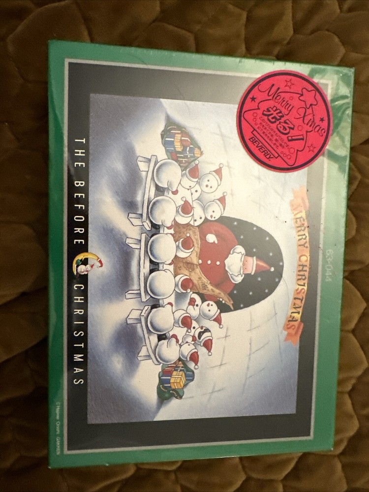 Vintage the before Christmas Beverly Puzzle New #3 Japanese collectible rare Og