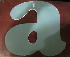 Large Plastic Letters Indoor / Outdoor 14" Paint able "a" 1/4" Thick