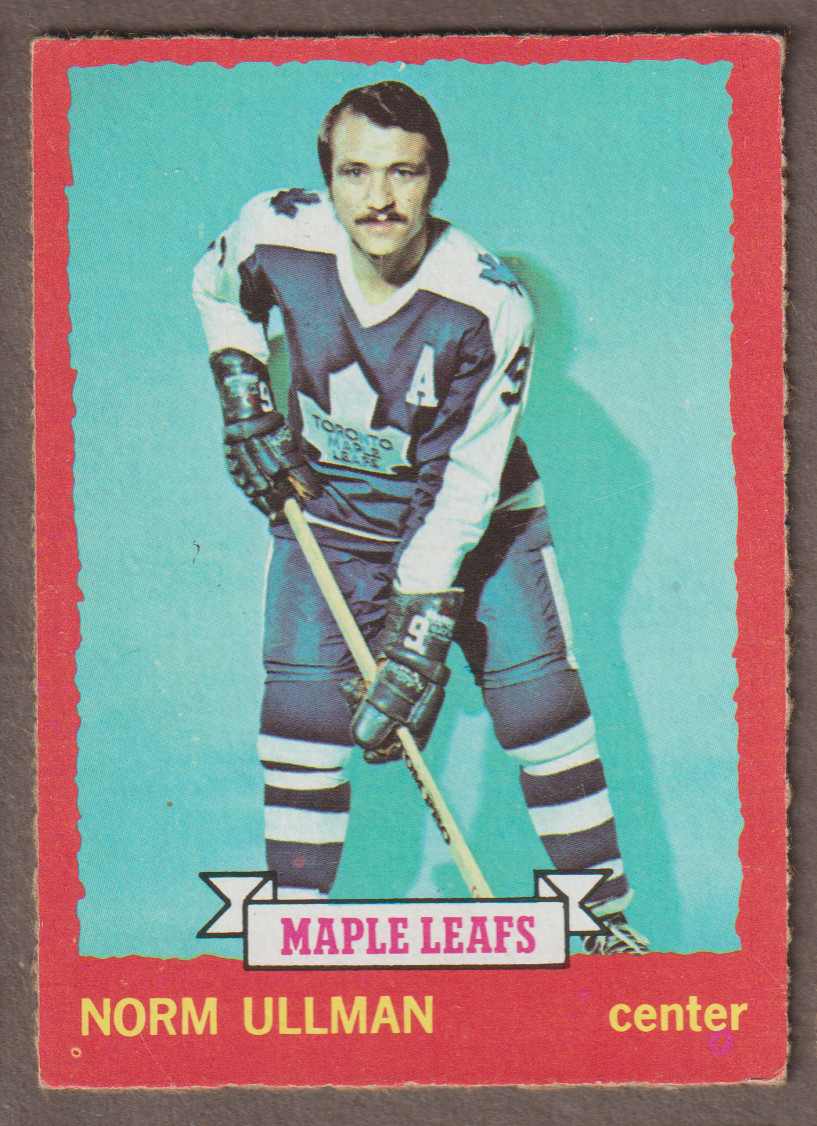 1973-74 OPC O-PEE-CHEE Norm Ullman 27 Darkback Set Break EX