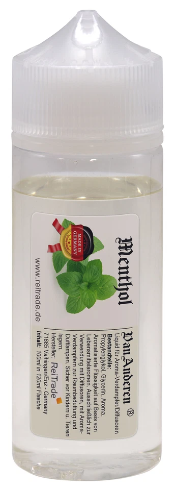 VanAnderen® Liquid für Aroma-Verdampfer/Diffusoren Chubby Fl. 100ml Menthol