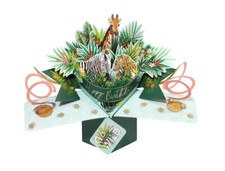 Happy Birthday Jungle Pop-Up Greeting Card Second Nature 3D Pop Up Cards