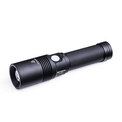 NexTorch L10 Max Taschenlampe wiederaufladbar schwarz Aluminium einteilige Konstruktion - Bild 2 von 9