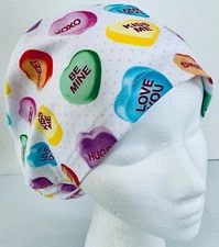 Valentine’s Day Adjustable Medical Slim Lid Surgery Euro Scrub Cap Chef Hat