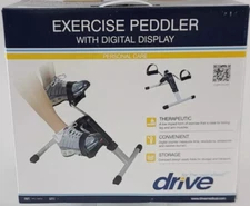 Drive Medical RTL10273 Deluxe Folding Exercise Peddler with Electronic Display