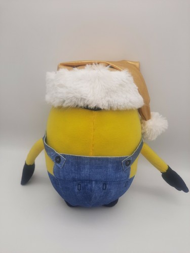 Toy Factory 10 Zoll Carl Plüsch mit goldener Weihnachtsmütze Weihnachten Minion - Bild 4 von 8
