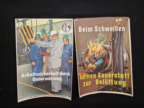 10 alte DIN A2 Plakate der BG zum Thema Unfallverhütung ca 50 - 80er Jahre #24 - Bild 3 von 5