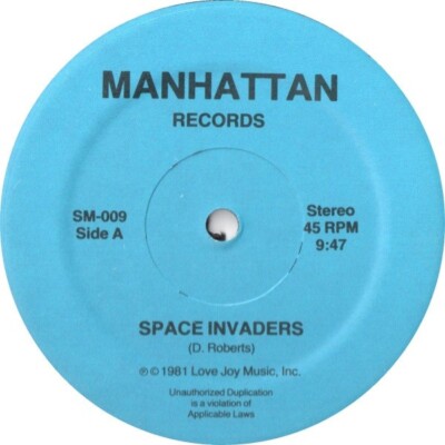 Space Invaders, Vinyl, 12'' 45 U/min gemischt inoffizielle Veröffentlichung Manhattan SM-009