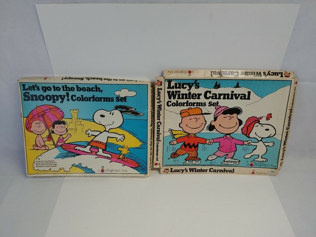 come home snoopy colorforms