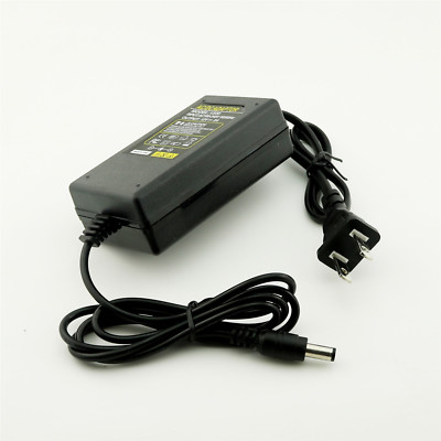 1pcs AC DC 12V 2A Converter Adapter Charger Power Supply 5.5mm x 2.5/2.1mm Black