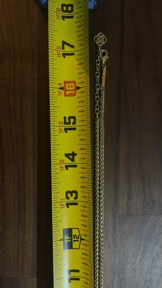 Collar Kendra Scott Frances Colgante Ágata Azul Teal Tono Dorado Joyería Foto 4 de 4