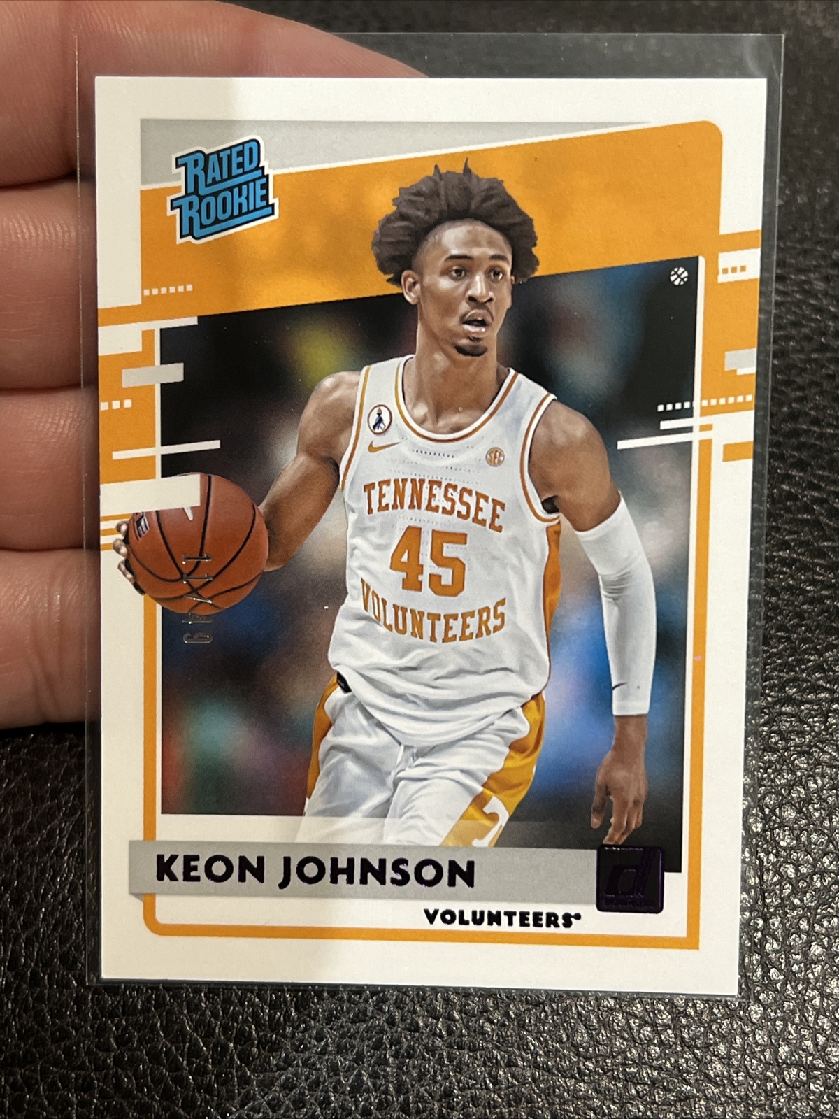F134,669 2021-22 Chronicles Donruss Draft Picks PURPLE/49 KEON JOHNSON VOLS