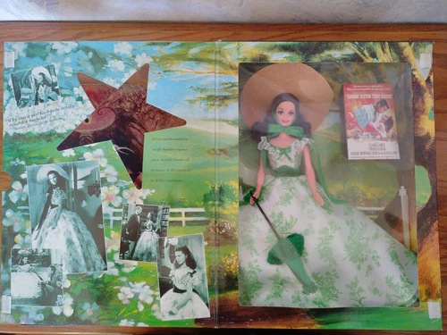 Barbie as Scarlett O'Hara Gone With The Wind Green and White Dress 1994