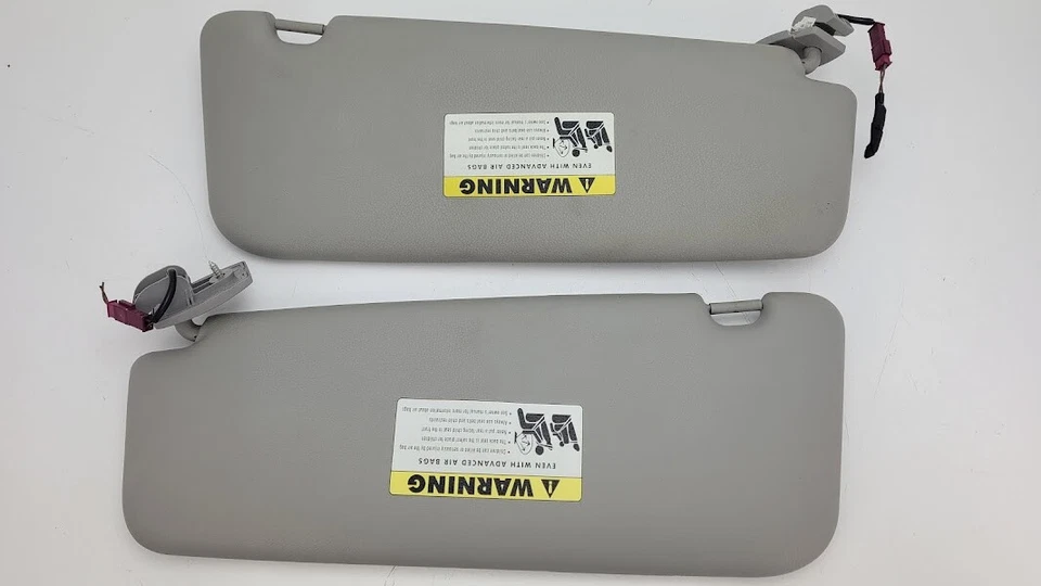 Оригинальный серый солнцезащитный козырек 2007 BMW 530i с монтажными винтами комплект из 2 - Изображение 3 из 3