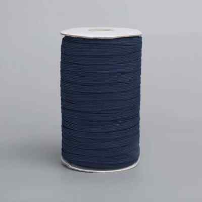 180 Yards Elastic 1/4  6 mm Navy Blue Wholesale Bulk Roll Lot Sewing 