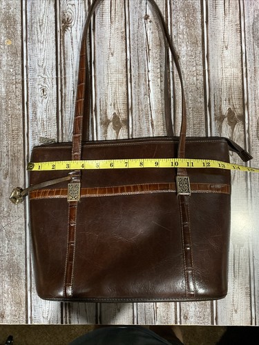Brighton Vintage Leder Tragetasche Handtasche - Bild 15 von 18