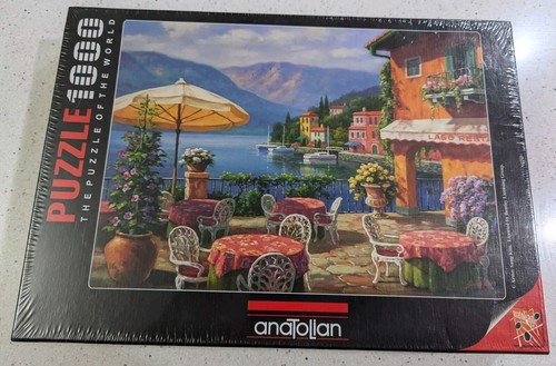 Anatolian Jigsaw Puzzle 1000 Piece - Lago Café - Sung Kim - New In Box