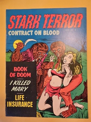 STARK TERROR #4 Stanley Publications 1971 FINE+ horror magazine WEREWOLF Attack