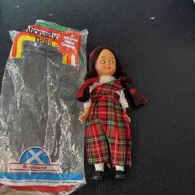 Vintage Nationality Dolls  Scotland Native Costume ~ With Sleeping Eyes ~