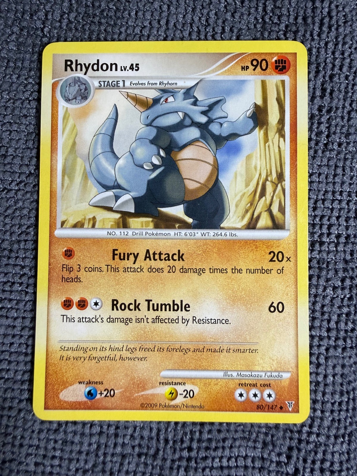 Rhydon 80/147 Uncommon Supreme Victors Pokemon Near Mint