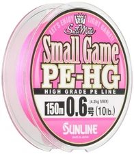 Sunline PE Line Salt Mate Small Game HG 150m 0.6 10lb Sakura Pink