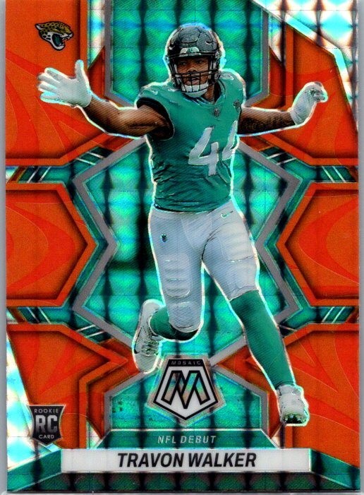 2022 Panini Mosaic Orange Reactive Travon Walker #286