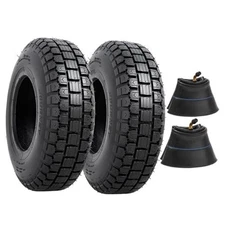 4.10/3.50-6 Tires and Heavy Duty Inner Tubes for 4 Wheelers ATV,Quad Lawn, 