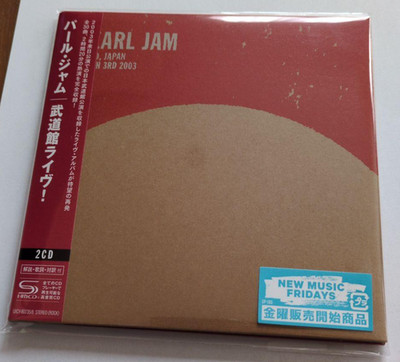 Pearl Jam Live at Budokan Limited Edition 2-SHM-CD Japan