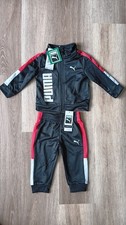 Original Puma Size 6-9M Boy's Sets Jacket Jogger Black New