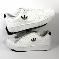 adidas Originals NY 90 White Black Trefoil Court Shoes Youth 4.5Y NWT