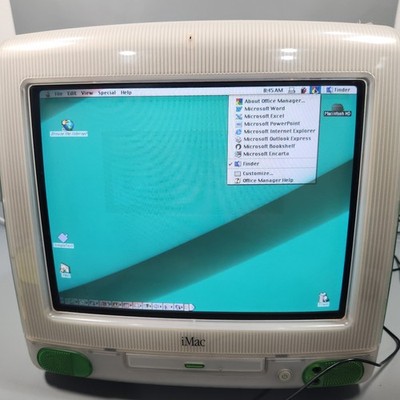 Apple iMac G3 Lime 333MHz M4984 96MB RAM 6GB All-in-One Vintage