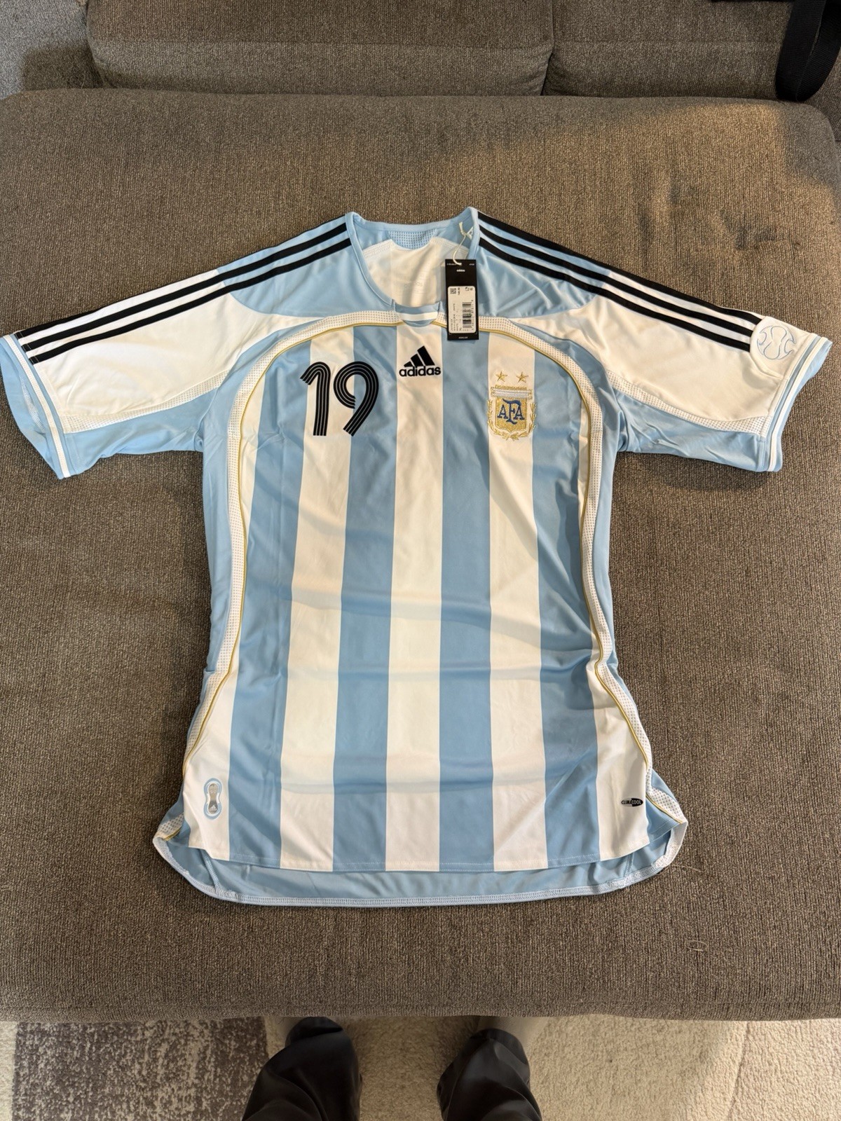 NWT Adidas Argentina Lionel Messi #19 Jersey XL Soccer Football Shirt AFA $140