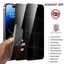 Wholesale Anti-scratch Privacy Screen Protector Tempered Glass Film For iPhone