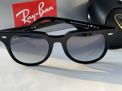 NEW Ray-Ban RB2168 901/71 METEOR BLACK Light Gray Gradient
