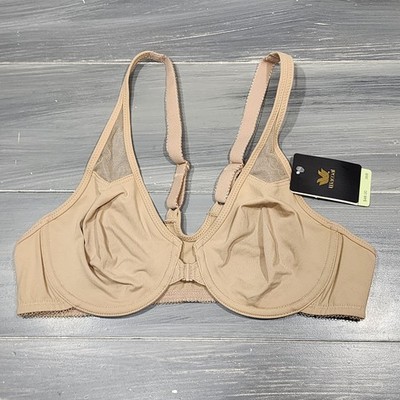 Wacoal Bra 36B Racerback Underwire Front Close Bra 65124 Body by Wacoal Toast