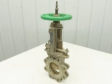 Tyco Rovalve S17D04-MH-X 4" Stainless Knife Gate Valve Rising Stem 150 PSI