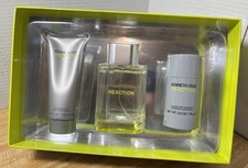 Kenneth Cole Reaction 3 Piece Set Citrus Green Woody Fragrance For Men