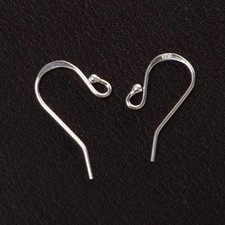 1 Pair French Wire Earring Hooks 17mm Earrings Findings