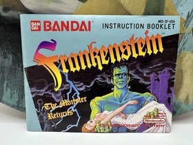 Frankenstein The Monster Returns Nintendo NES Complete CIB Rare!!! *READ*