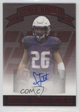 2017 Sage Auto Red Sidney Jones #SA20 Auto 2b2