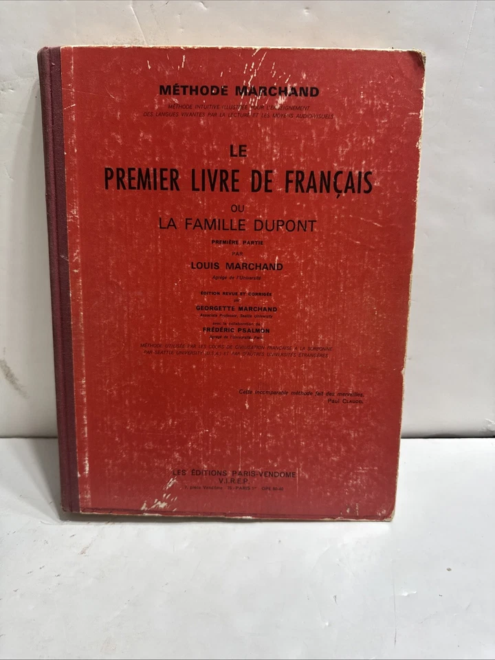 Le Premier Livre de Francais by Louis Marchand (First Book of French) HC - Image 2 of 4