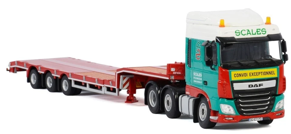 WSI, DAF XF Space Cab 6x2 con 3 assi SCALE a pianale ribassato, 1/50,  WSI01-... - Immagine 3 di 4