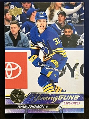 2023-24 Upper Deck  - Young Guns Ryan Johnson #719 UD Exclusives /100 (RC)