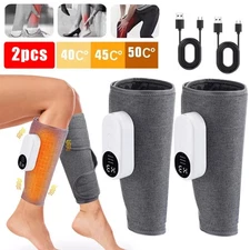 2pcs Leg Massager for Circulation Air Compression Thigh Calf Massager with Heat